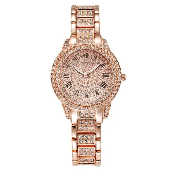 Full Diamond Steel Watch Starry Quartz Watch Brace