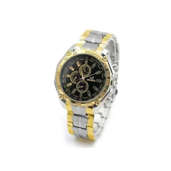 Men’s Quartz Stainless Steel Luminous Watch – Silv